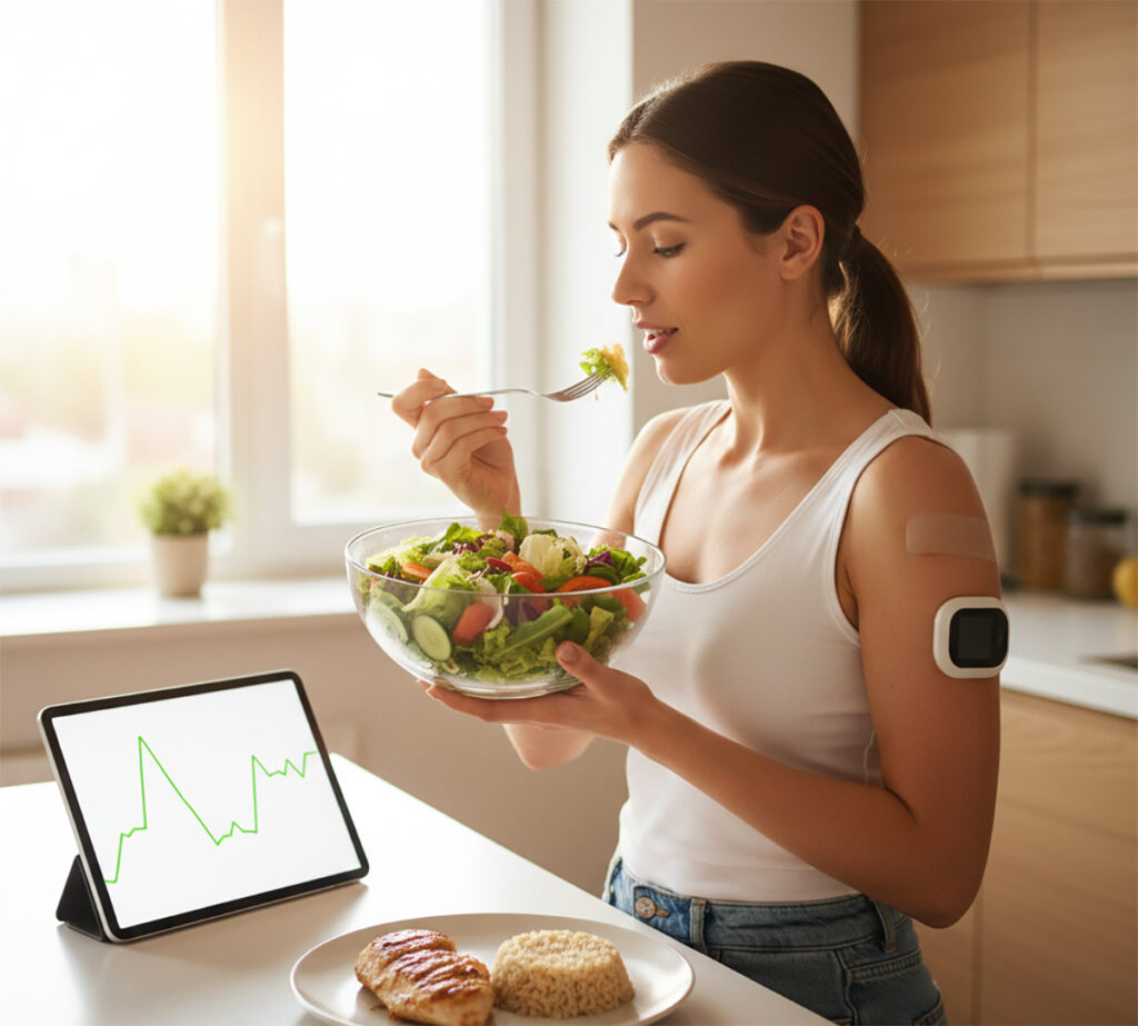 급격한 혈당스파이크 원인이 되는 정제 탄수화물을 배제한 저속노화 식단